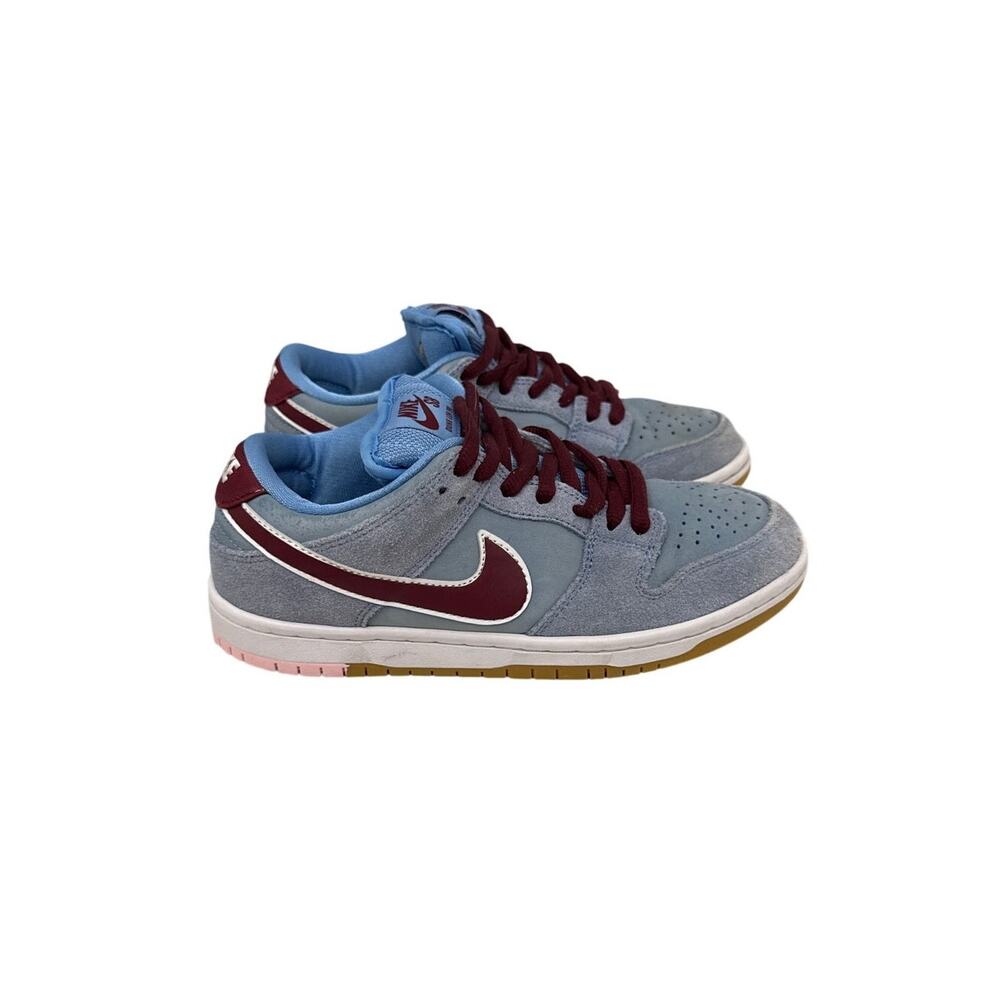 Nike SB Dunk Low Old School Blue Suede Philadelphia Phillies Size Men's 5